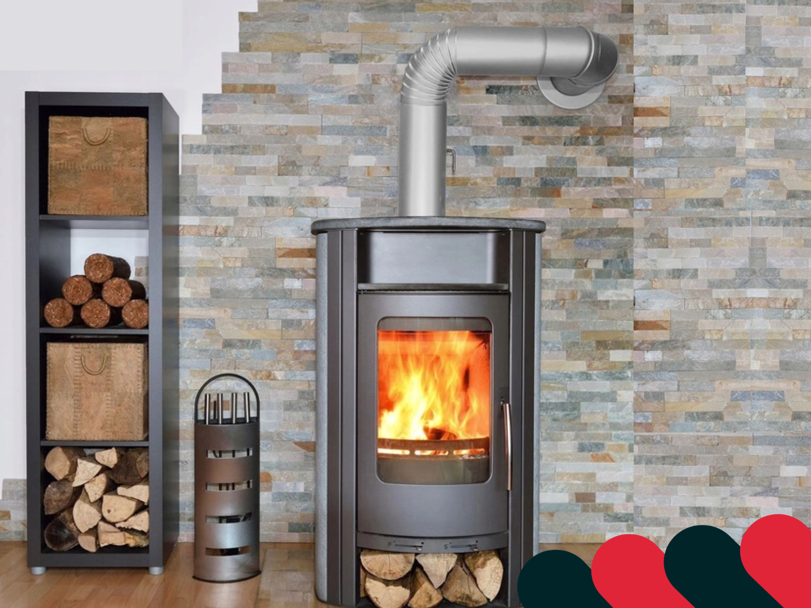 Rozeta kominowa do estetycznego montażu pieca | Kotarbau