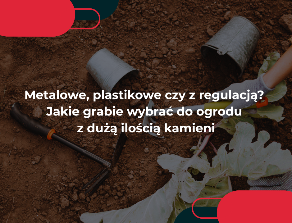 Metalowe, plastikowe czy z regulacją? Jakie grabie wybrać do ogrodu z dużą ilością kamieni