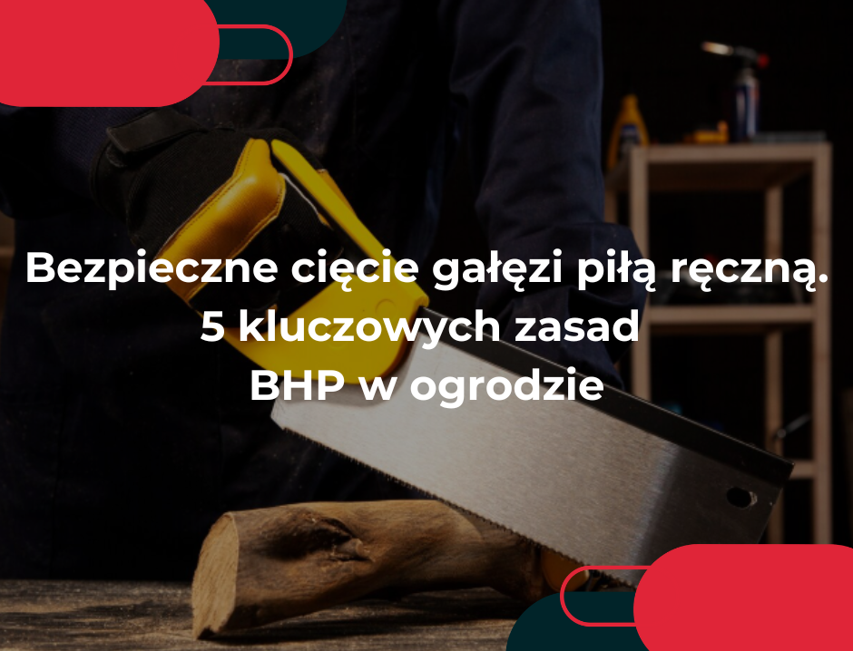 Bezpieczne cięcie gałęzi piłą ręczną. 5 kluczowych zasad BHP w ogrodzie