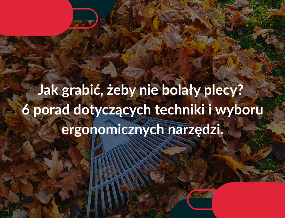 Jak grabić, żeby nie bolały plecy? 6 porad dotyczących techniki i wyboru ergonomicznych narzędzi.
