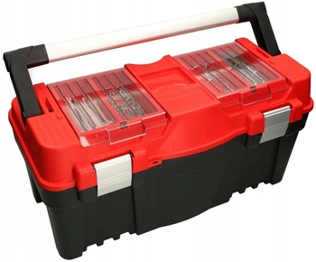 Skrzynka narzędziowa organizer 25" walizka plastik