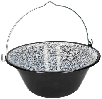 Kociołek węgierski emaliowany 25l garnek myśliwski