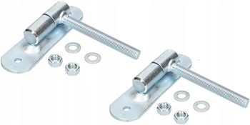 Zawias bramowy regulowany z kulką ø 27 m16 2 szt.