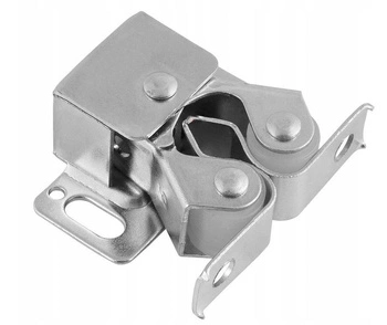 Zatrzask meblowy rolkowy wciskany drzwi szafek