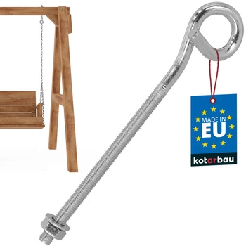 Hak huśtawkowy wkręcany nierdzewny M10 210 mm