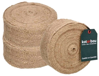 Taśma jutowa naturalna 6 cm rolka 20 m zestaw 3 szt.