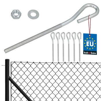 Naciąg siatki m6 zamkniety napinacz ogrodzen - 6 szt.