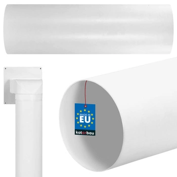 Kanał wentylacyjny okrągły rura pvc biały 50 cm fi 150 mm