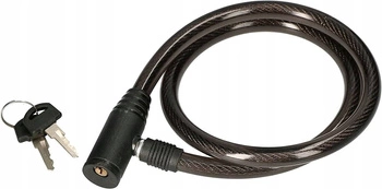 Zabezpieczenie linka blokada rowerowa 80 cm uchwyt