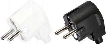 Wtyczka kątowa rozbieralna uziemienie wtyk 16a - 2 szt.