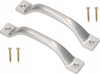 Uchwyt meblowy antaba 140 mebli szafki szuflady  2 szt. - Kolor srebrny