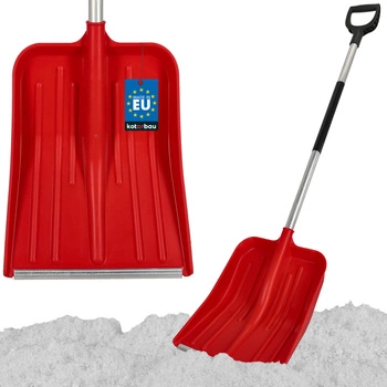 Łopata do śniegu i do ziarna 37 cm z aluminiowym trzonkiem