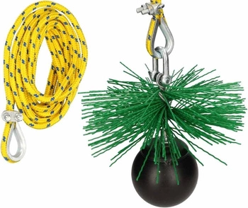 Zestaw kominiarski 175 mm do czyszczenia kominów 1,5 m