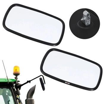 Lusterko zewnętrzne uniwersalne do traktora ciągnika 23x19 cm zestaw 2 szt.