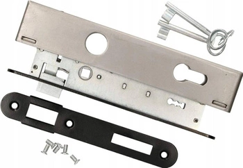 Zamek wpuszczany puszka kaseta lewy prawy 90x22mm