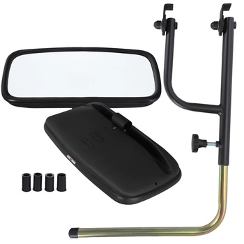 Lusterko z uchwytem wspornikiem uniwersalnym do ciągnika 36,5x19 cm