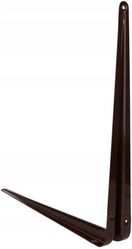 Kątownik pod półkę wspornik podpórka 45x40 brąz