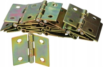 Zawias splatany 30x30 mm meblowy mebli metalowy - 100 szt.