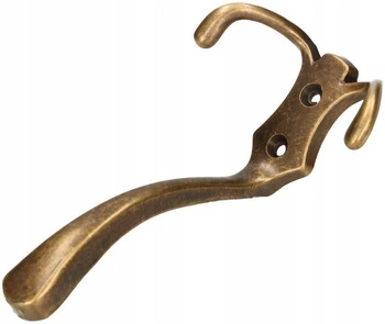 Wieszak ścienny ubraniowy pajączek patyna meblowy - Kolor patyna