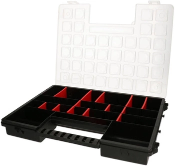 Organizer ręczny 27-komorowy walizka narzędziowa skrzynka - 38 cm