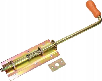 Zasuwa garażowa rygiel 380mm bramy furtki drzwi