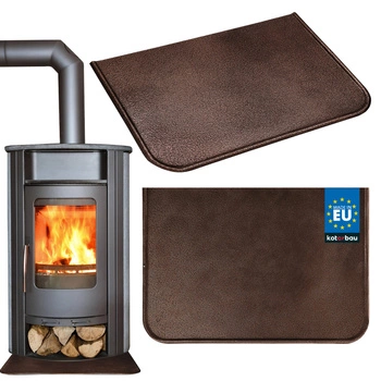 Blacha przedpiecowa stalowa 495x330 mm pod piec kominek ochronna stal miedź