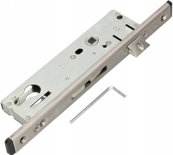 Zamek hakowy wpuszczany do drzwi bram 92/30 wkład