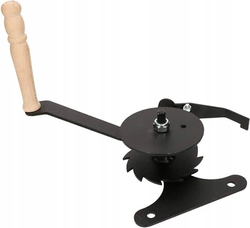 Kołowrotek grilla linkę łańcuch rusztu ogniska