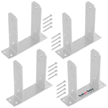 Podstawa słupa tt przykręcana 90 mm zestaw 4 szt.