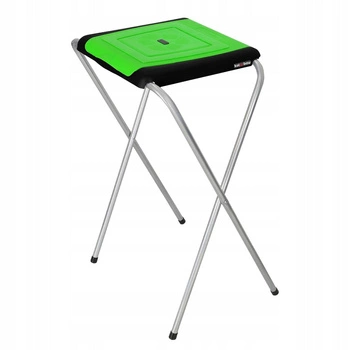 Stojak stelaż na worki do śmieci odpadów zielony 120l