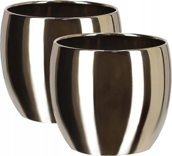 Doniczka donica fi13 osłonka ceramiczna kwiaty - 2 szt.