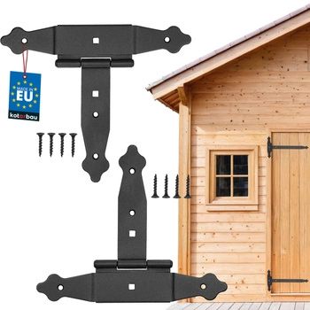 Zawias altanowy krzyżowy okiennic altan bram 150mm - 2 szt.