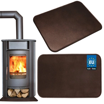 Blacha 595x480 mm pod piec kominek ochronna miedź