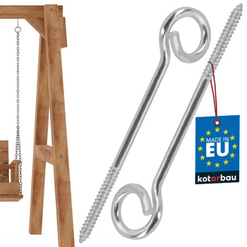 Hak huśtawkowy uchwyt wkręcany do drewna 230 mm zestaw 2 szt.