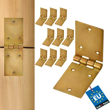 Zawias pasowy splatany do skrzyń szafek mebli 150x50 mm zestaw 10 szt.