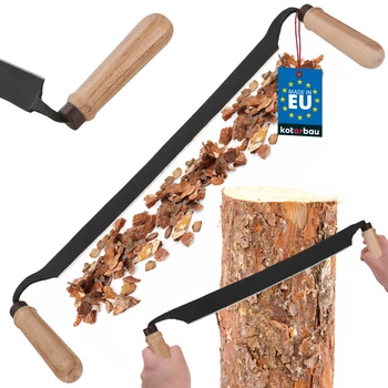 Ośnik kuty do korowania strug kory drewna prosty 53 cm