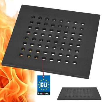 Ruszt żeliwny kominkowy do pieca 32,5x32 cm