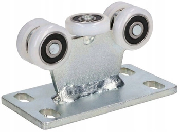 Wózek 5-rolkowy bramowy fi 25 stały rolki bram