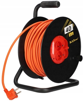 Zwijak z/u przedłużacz bębnowy 40m budowlany 3x1,5