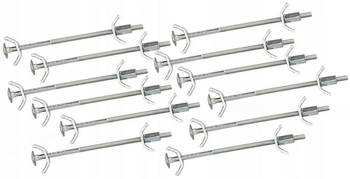 Złącze śrubowe meblowe 150 łącznik płyt blatów - 12 szt.