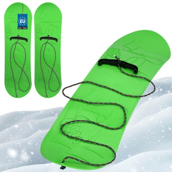 Snowboard deska snowboardowa dla dzieci zielony zestaw 2 szt.