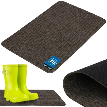 Wycieraczka do butów chłonna antypoślizgowa dywanik mata brązowa 60x40 cm