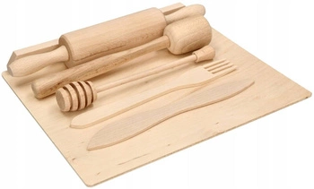 Zestaw mini stolnica akcesoria kuchenne dla dzieci