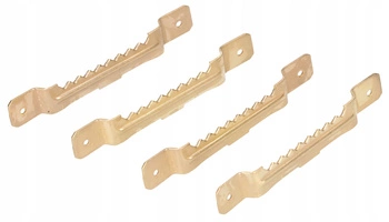 Wieszak ząbkowany krokodylek uchwyt lustra 10 szt