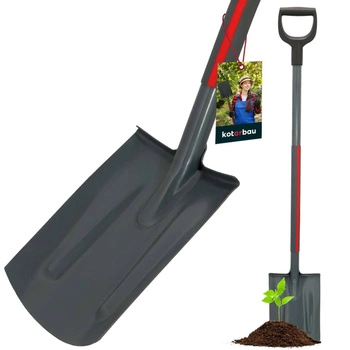 Szpadel ogrodowy prosty stalowy z trzonem 120 cm