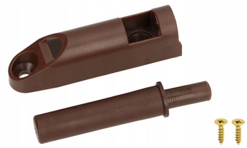 Amortyzator z adapterem do cichego zamykania szafek - Kolor brązowy