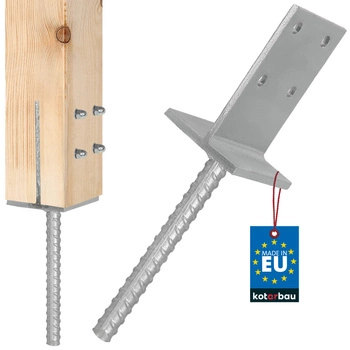 Podstawa słupa do betonu 130x90 mm