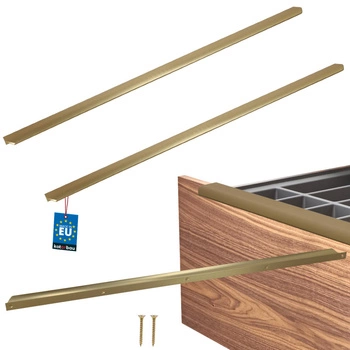 Uchwyt meblowy aluminium złoty mat 780/800 mm zestaw 2 szt