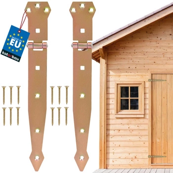 Zawias altanowy do drzwi okiennic 220 mm zestaw 2 szt.