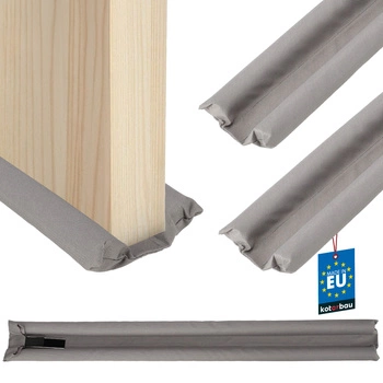 Uszczelka piankowa pod drzwi 30 mm 95 cm szara zestaw 2 szt